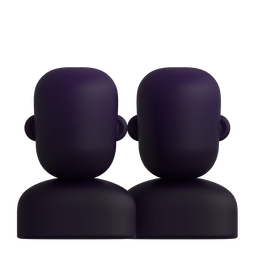 Emoji 'Busts in Silhouette'